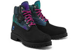 Timberland Heritage NL Sky 6 Inch Waterproof Boots 'Black Nubuck with Print'