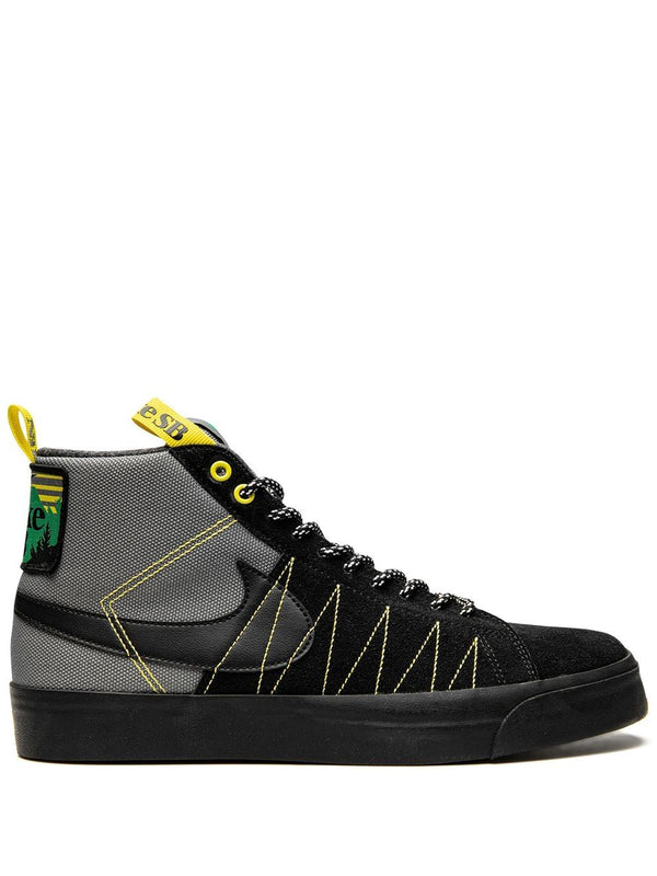 Nike Zoom Blazer Mid PRM "Cool Grey/Black/White/Yellow S"
