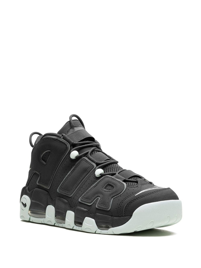 Nike Air More Uptempo "Dark Smoke Grey/Light Smoke Grey/Barely Green"