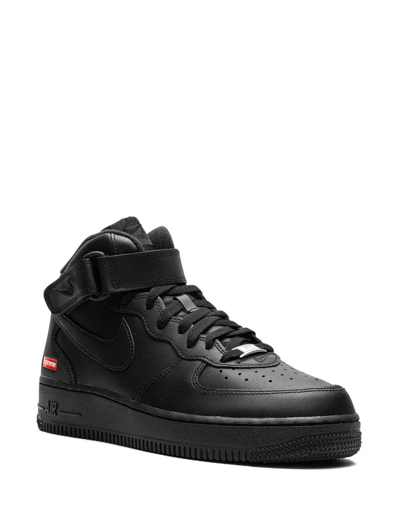 Nike x Supreme Air Force 1 Mid "Mini Box Logo - Black