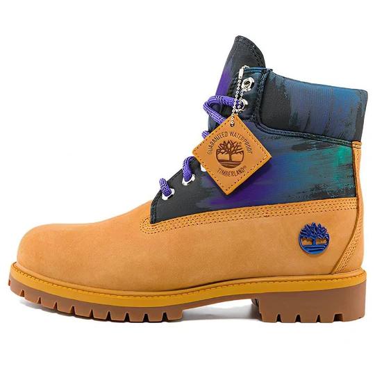 Timberland Heritage 6 Inch Waterproof Boot 'Wheat Nubuck with Print'