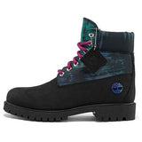 Timberland Heritage NL Sky 6 Inch Waterproof Boots 'Black Nubuck with Print'