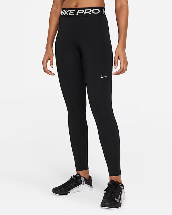 Nike Pro Women's Mid-Rise Mesh-Panelled Leggings