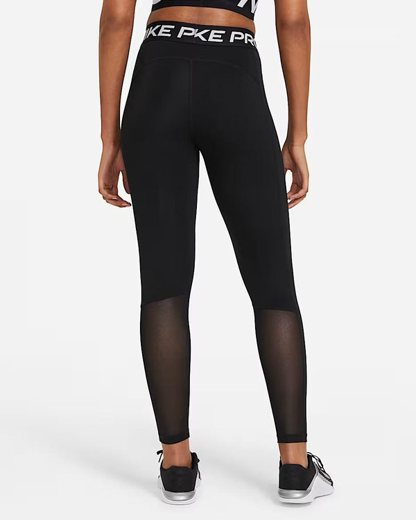Nike Pro Women's Mid-Rise Mesh-Panelled Leggings