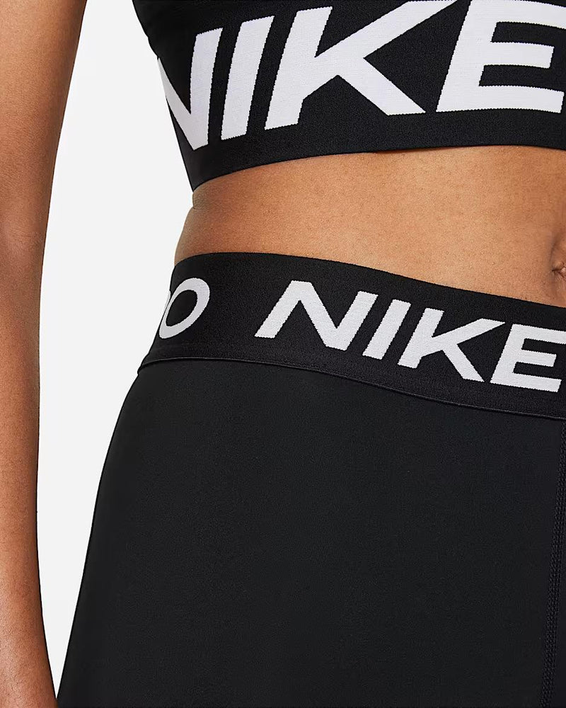 Nike Pro Women's Mid-Rise Mesh-Panelled Leggings
