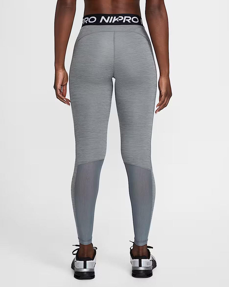 Nike Pro Women's Mid-Rise Mesh-Panelled Leggings