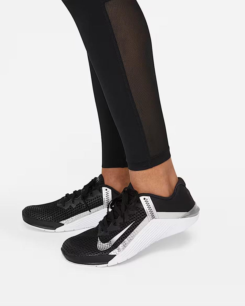 Nike Pro Women's Mid-Rise Mesh-Panelled Leggings