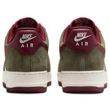 Nike Air Force 1 Low '07 LV8 'Cargo Khaki Pale Ivory Dark Team Red'