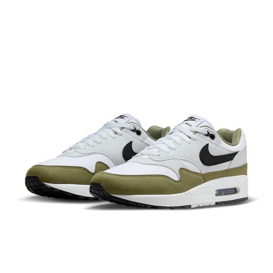 Nike Air Max 1 'White Black Medium Olive'