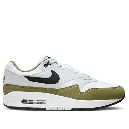 Nike Air Max 1 'White Black Medium Olive'