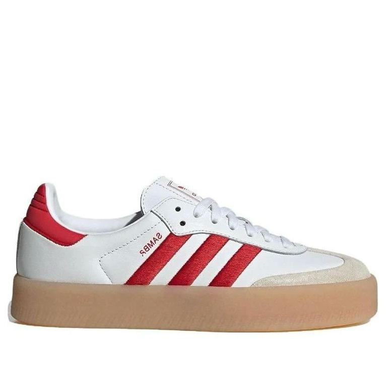 Adidas Women's Sambae 'White Better Scarlet Gum'