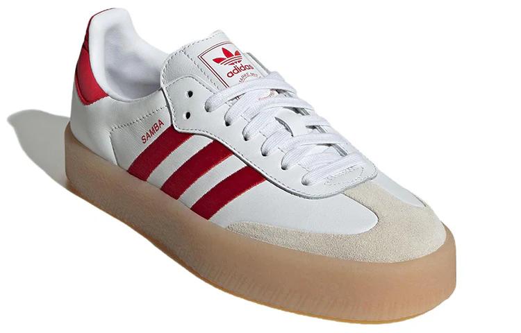 Adidas Women's Sambae 'White Better Scarlet Gum'