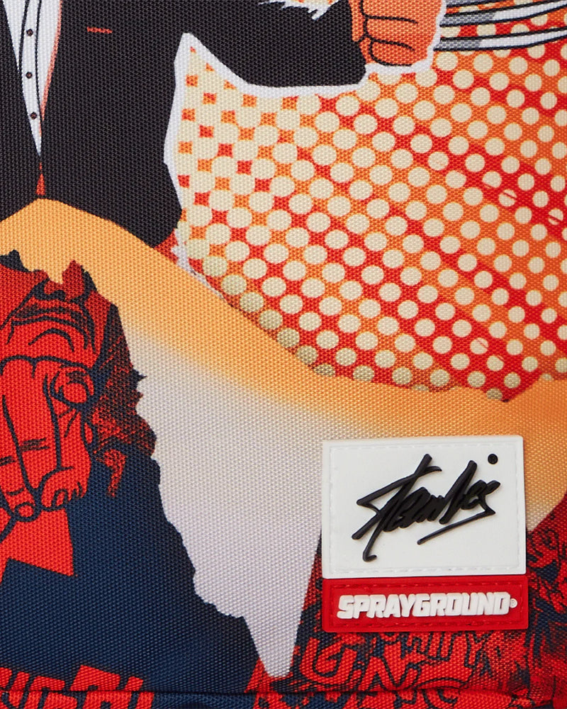 SPRAYGROUND STAN LEE COLLAB BACKPACK - IF YOU CAN'T FIND A HERO, BE ONE