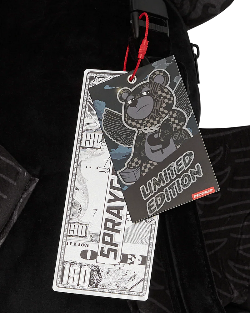 SPRAYGROUND 4AM MONEY WING BEAR BACKPACK