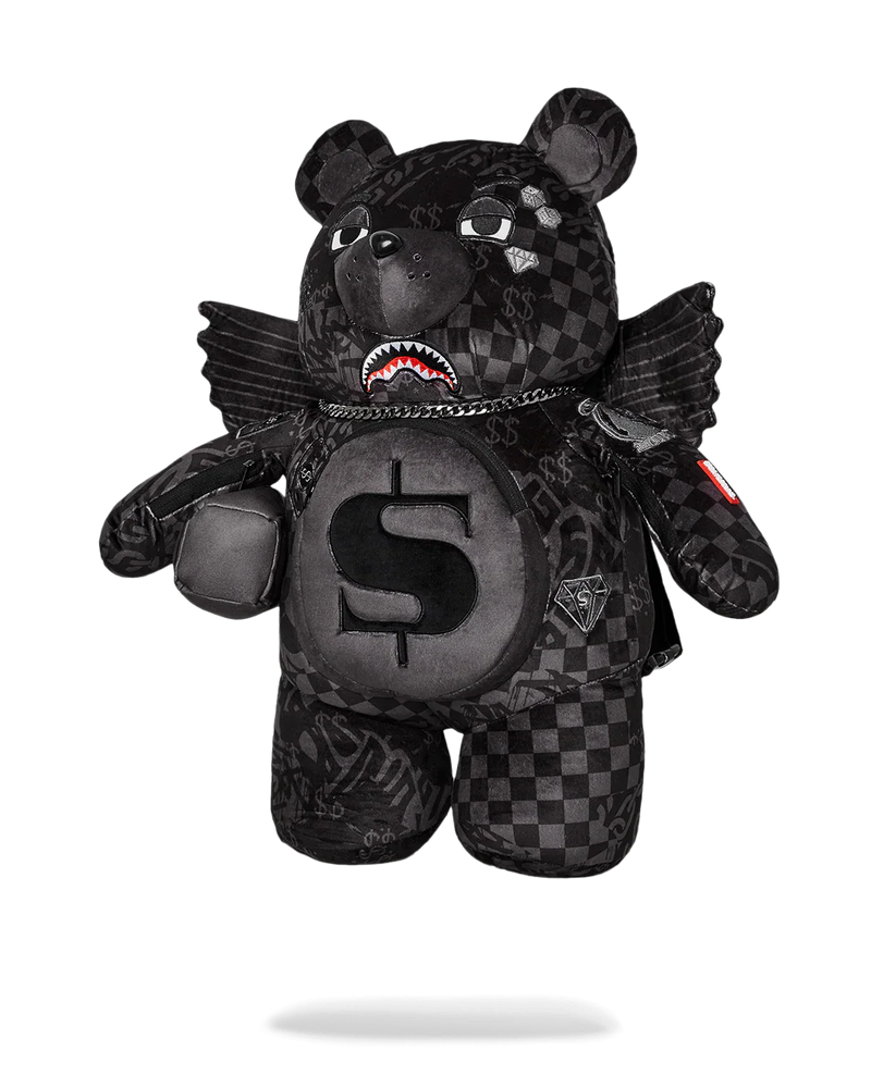SPRAYGROUND 4AM MONEY WING BEAR BACKPACK